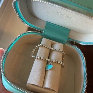Tiffany & Co. Return to Tiffany Heart Tag Bead Bracelet - Blue Heart